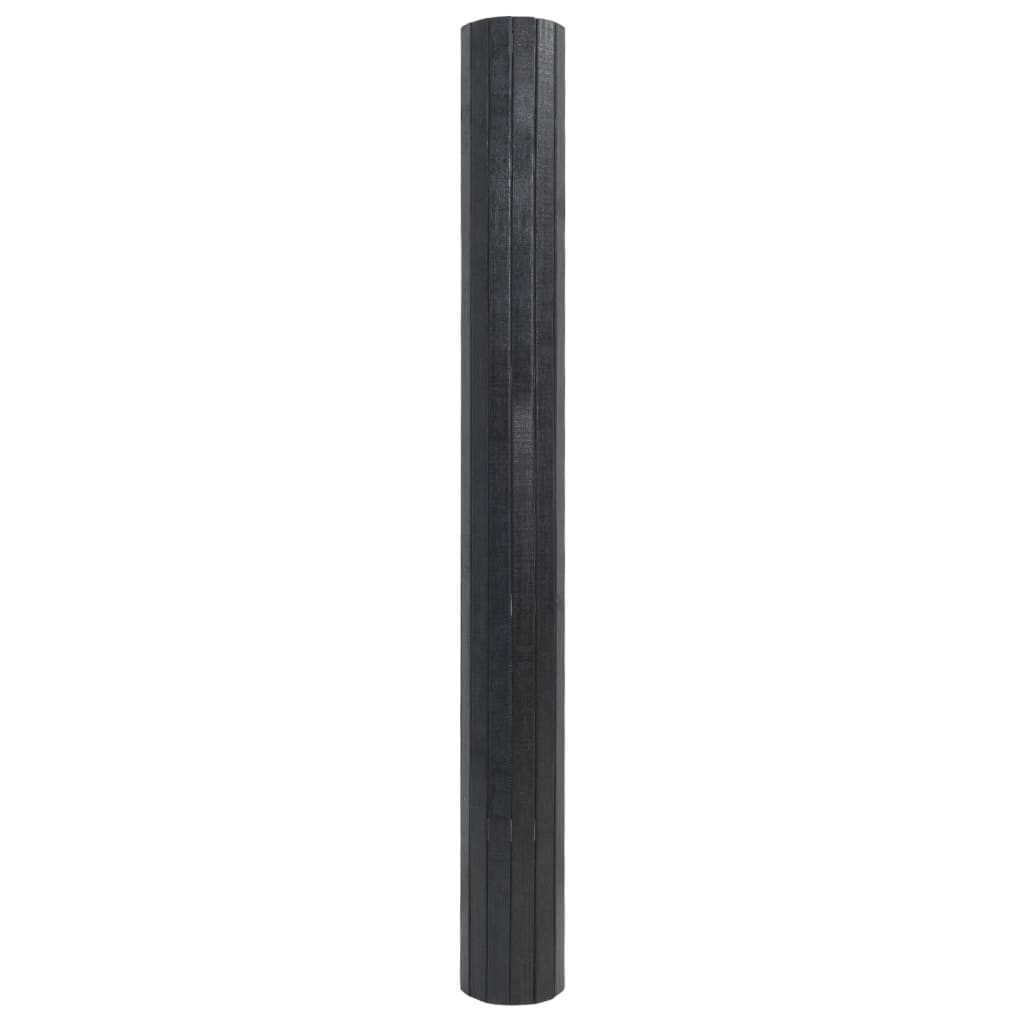 vidaXL Tapete retangular 70x200 cm bambu cinzento