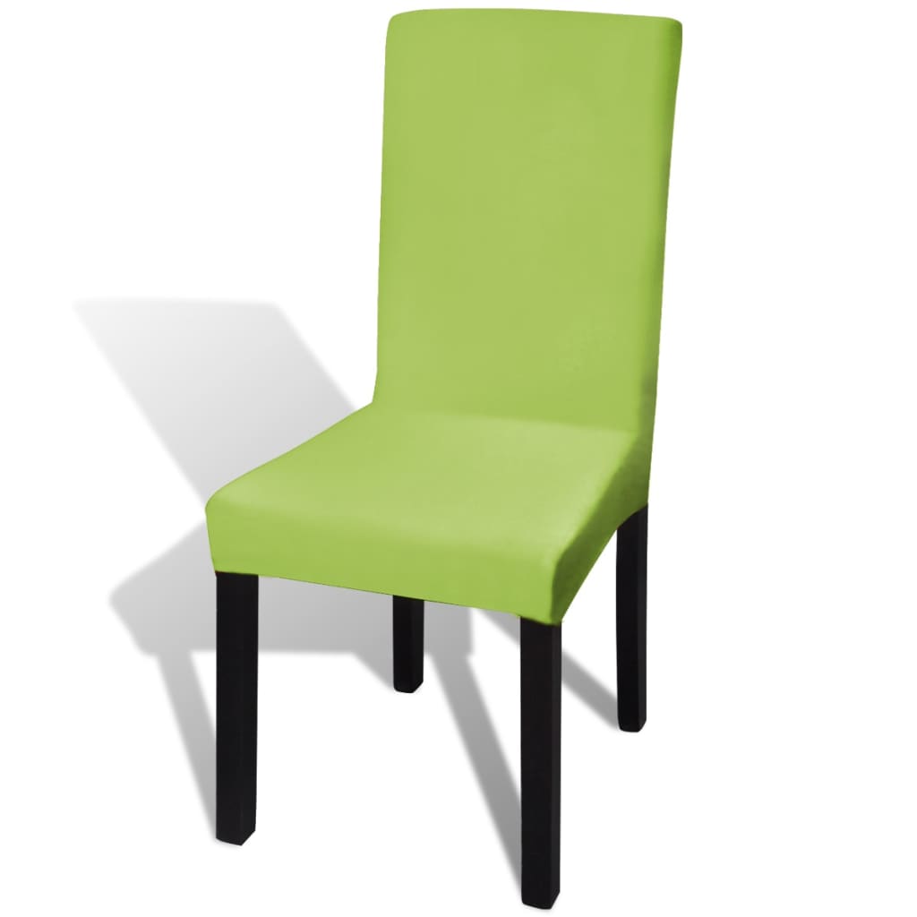 vidaXL Capa extensível para cadeiras 4 pcs verde