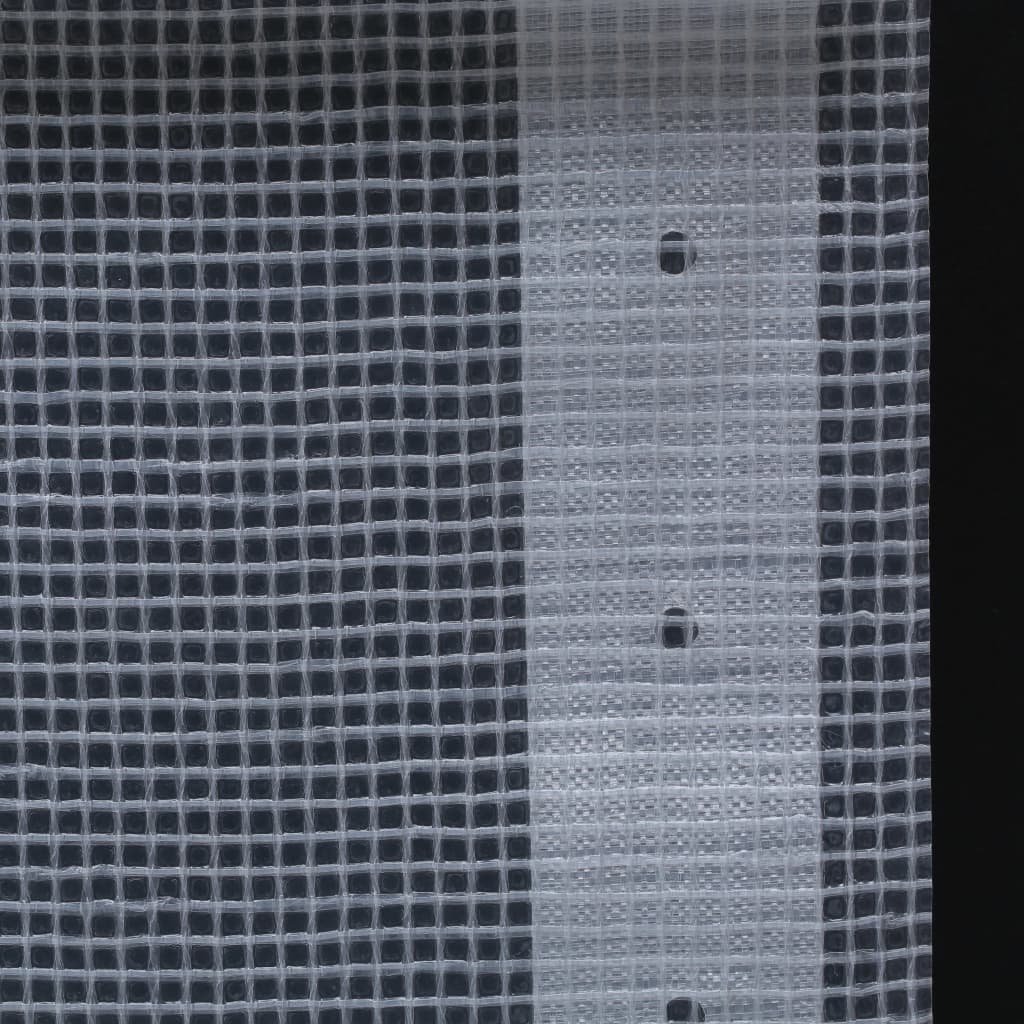 vidaXL Lona em tecido imitação de gaze 260 g/m² 2x4 m branco