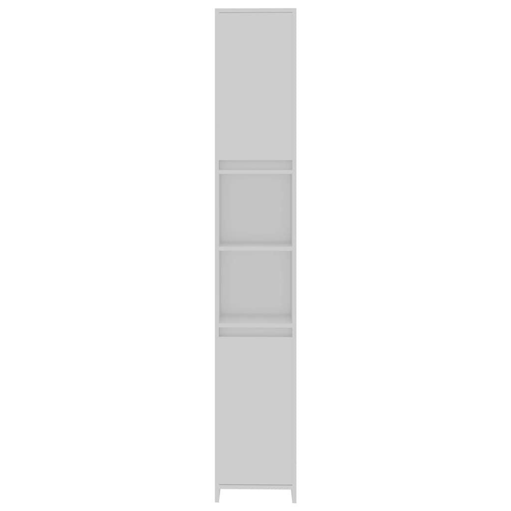 vidaXL Armário de casa de banho 30x30x183,5 cm contraplacado branco