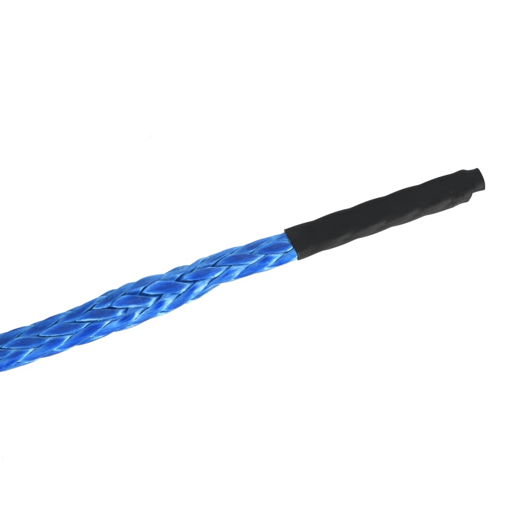 vidaXL Corda de guincho azul 5 mm x 9 m