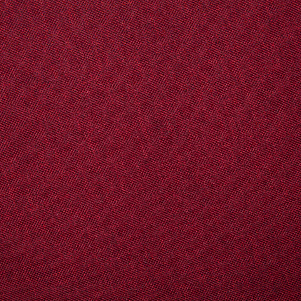vidaXL 2 pcs conjunto de sofás tecido vermelho tinto