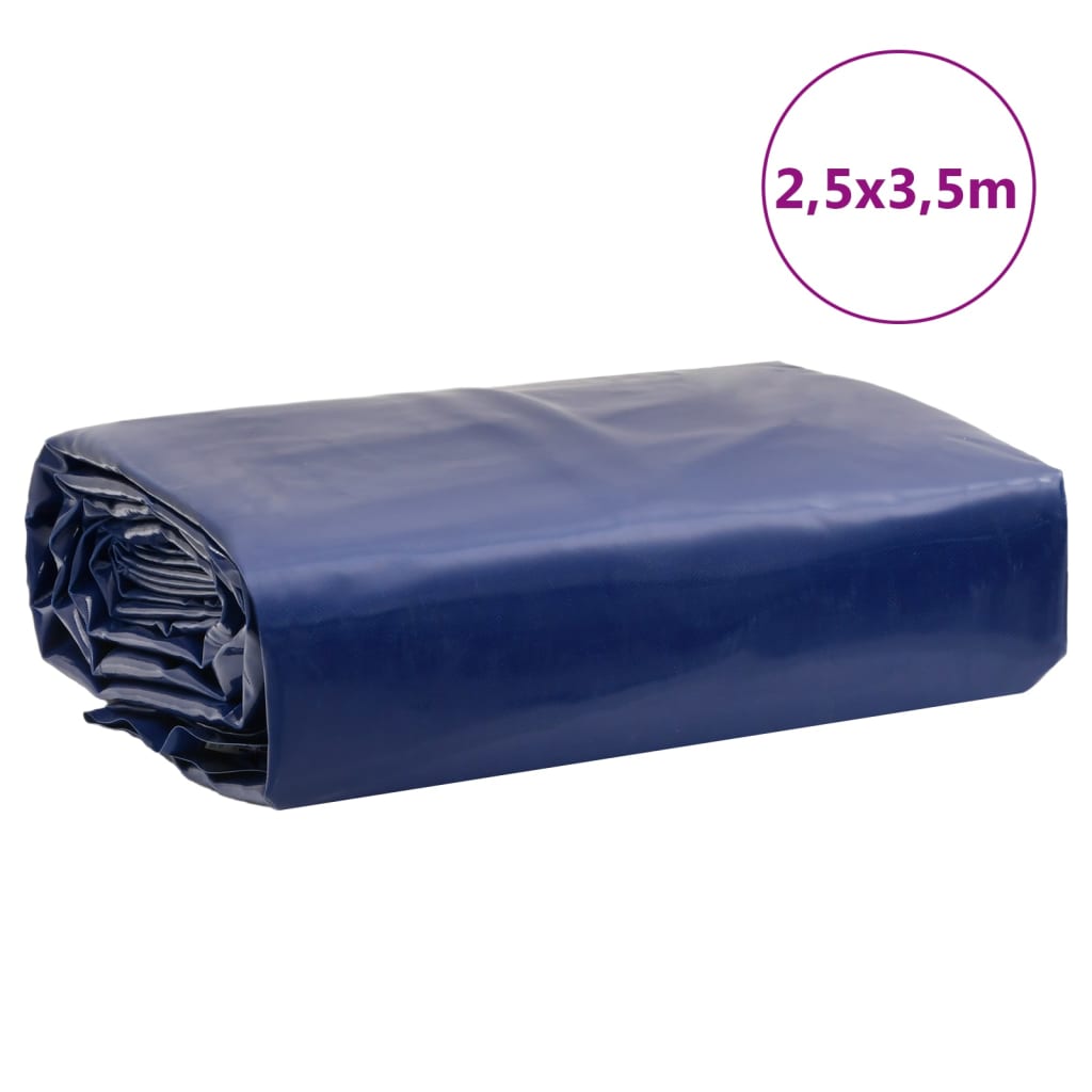 vidaXL Lona 2,5x3,5 m 650 g/m² azul