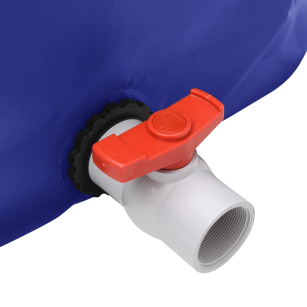 vidaXL Depósito de água dobrável com torneira 1500 L PVC