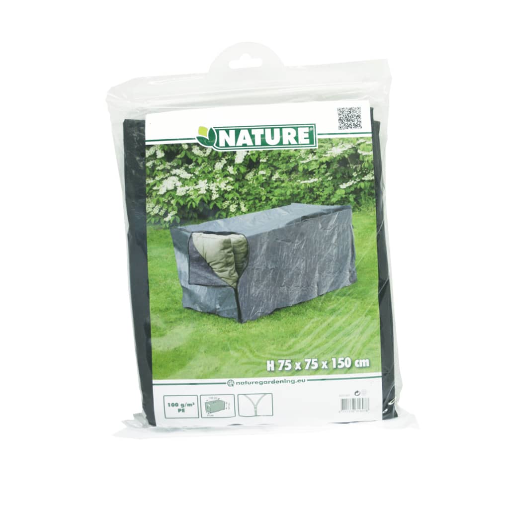 Nature Capa de proteção para almofadões de exterior 150x75x75 cm