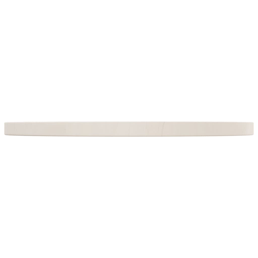 vidaXL Tampo de mesa pinho maciço Ø50x2,5 cm branco