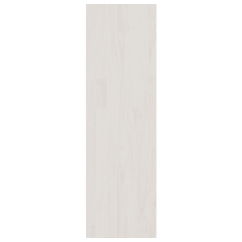vidaXL Estante/divisória 104x33,5x110 cm pinho maciço branco