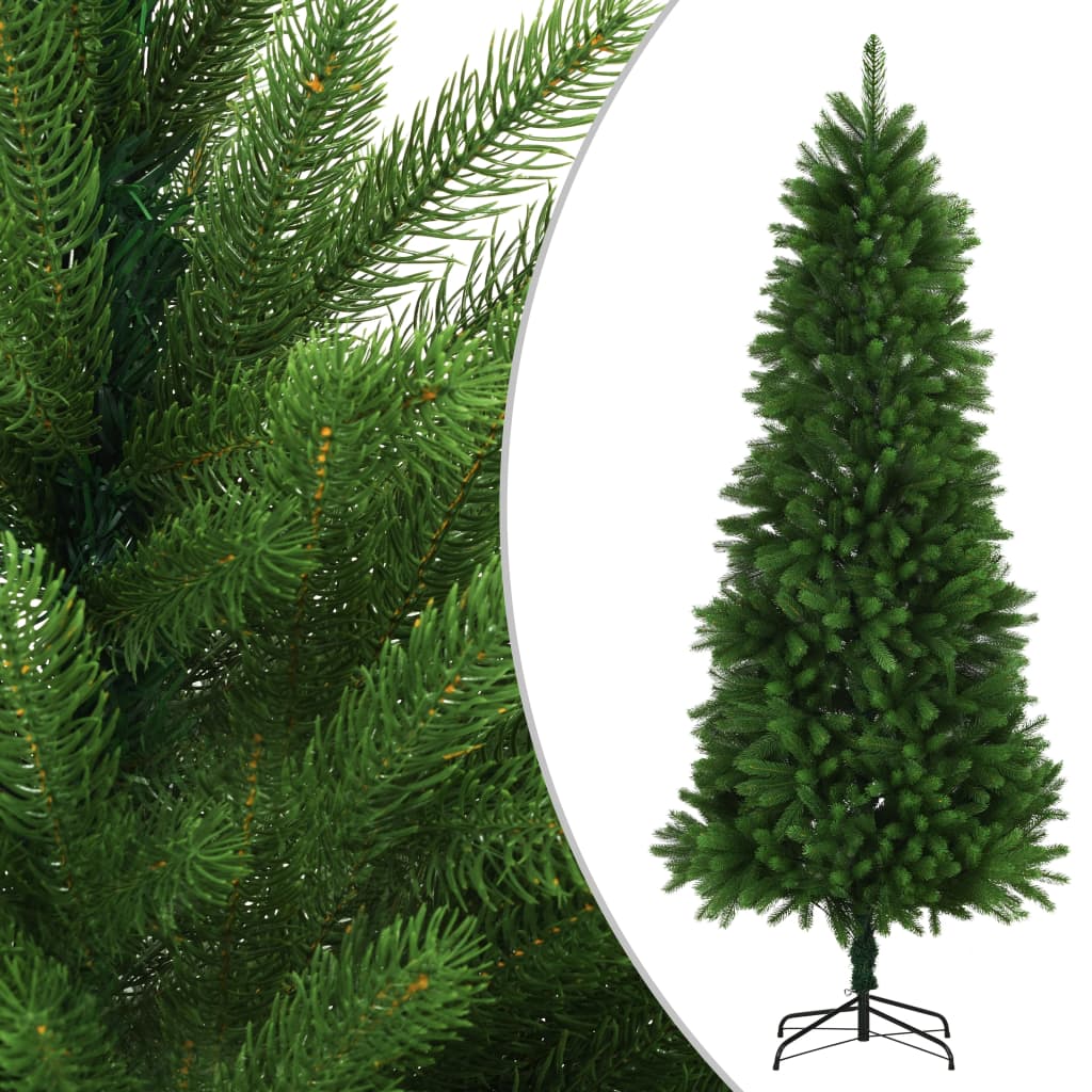 vidaXL Árvore de Natal artificial agulhas realistas 240 cm verde