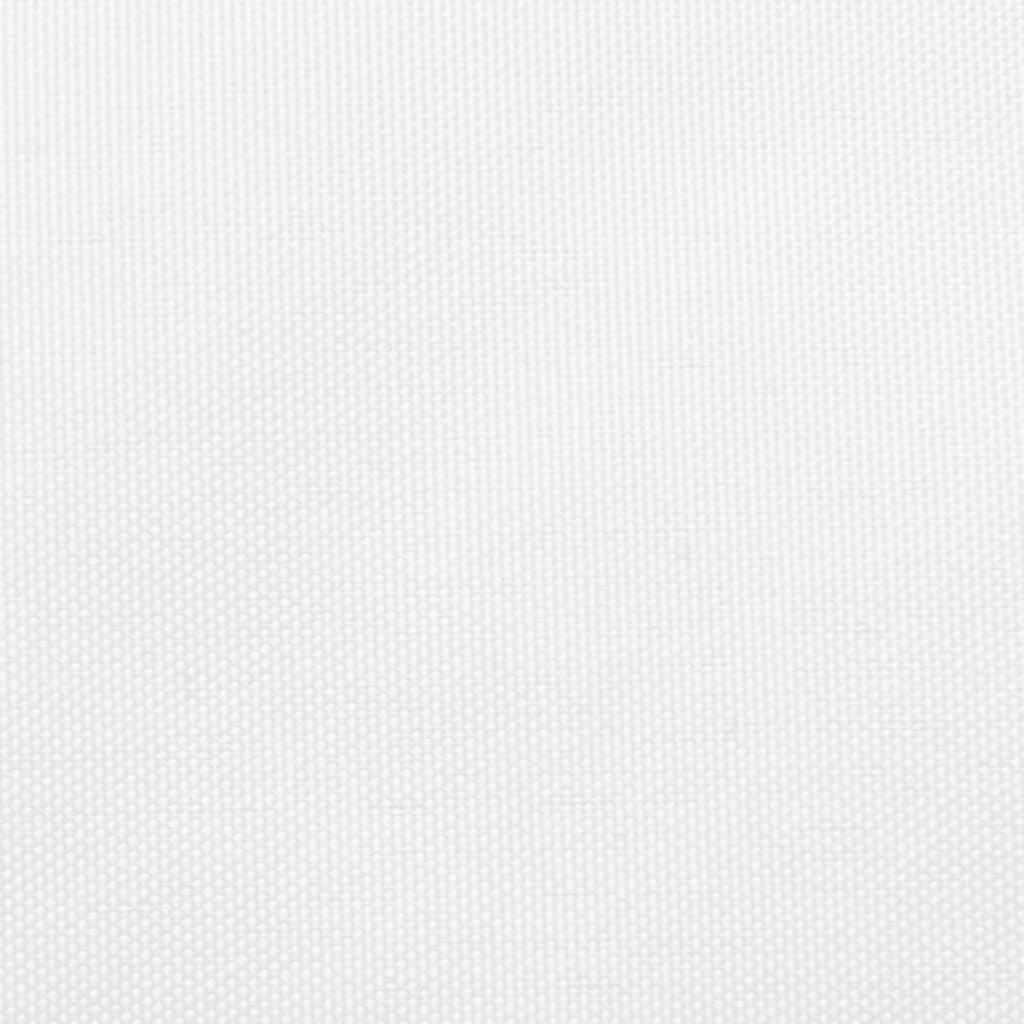 vidaXL Para-sol estilo vela tecido oxford retangular 2,5x5 m branco
