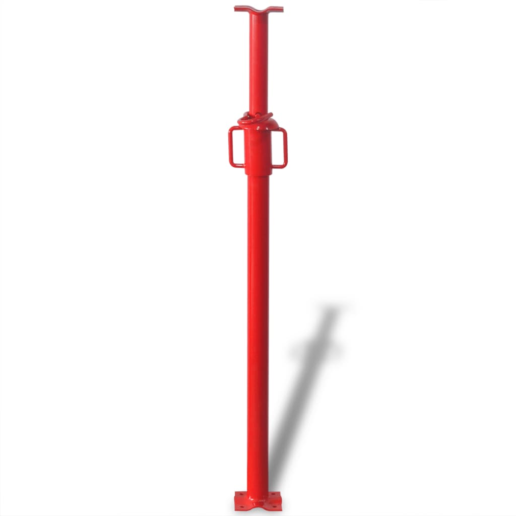 vidaXL Suporte telescópico, 180 cm, vermelho