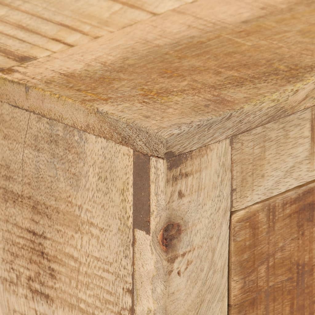 vidaXL Mesa de cabeceira 40x30x57 cm madeira de mangueira maciça