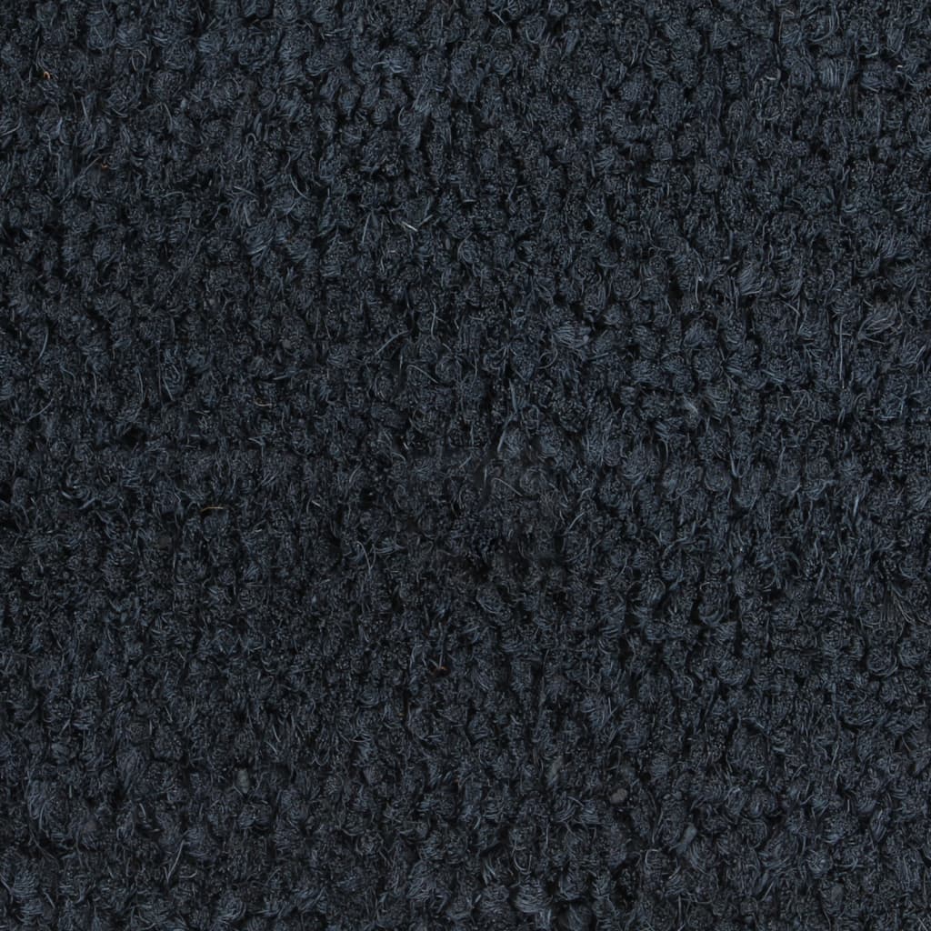 vidaXL Tapete de porta 90x150 cm fibra de coco tufada cinzento escuro