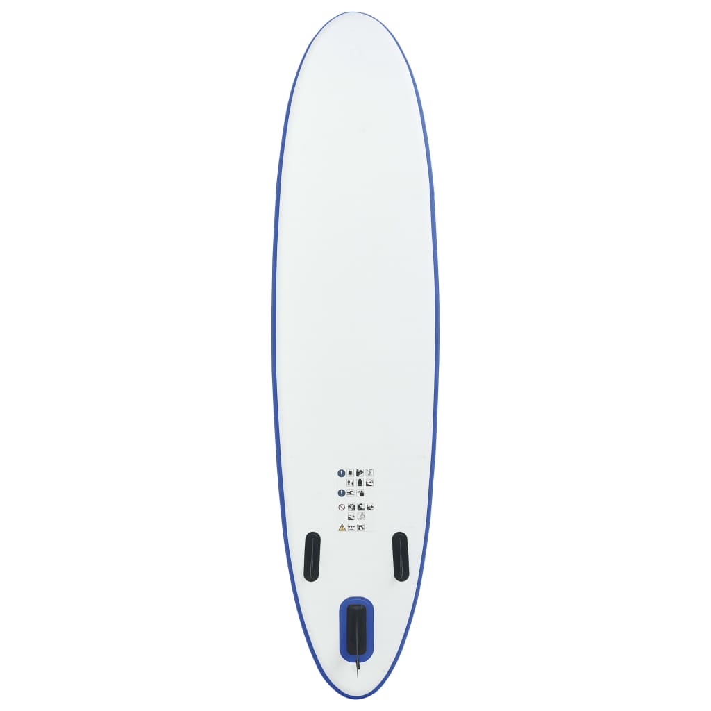 vidaXL Prancha de paddle SUP insuflável azul e branco