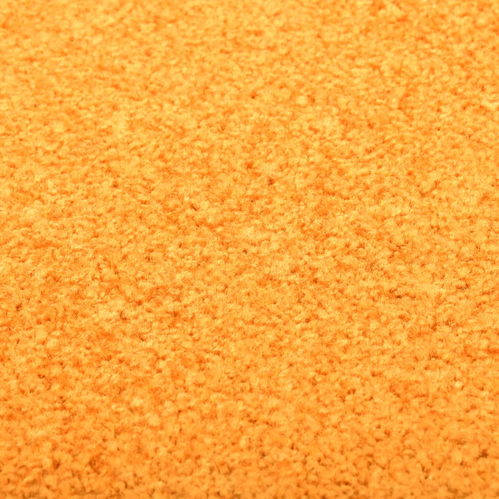 vidaXL Tapete de porta lavável 90x120 cm laranja