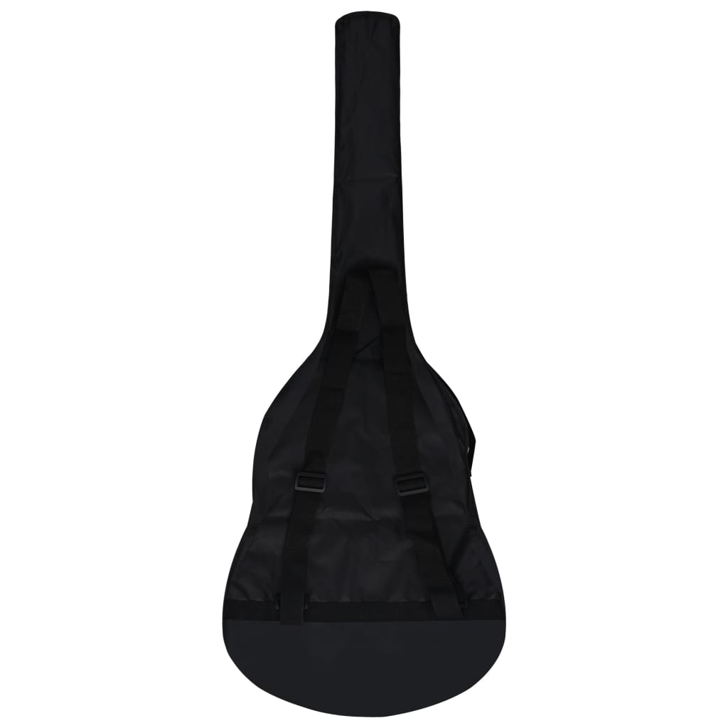 vidaXL Saco guitarra p/ guitarra clássica 3/4 94x35 cm tecido preto