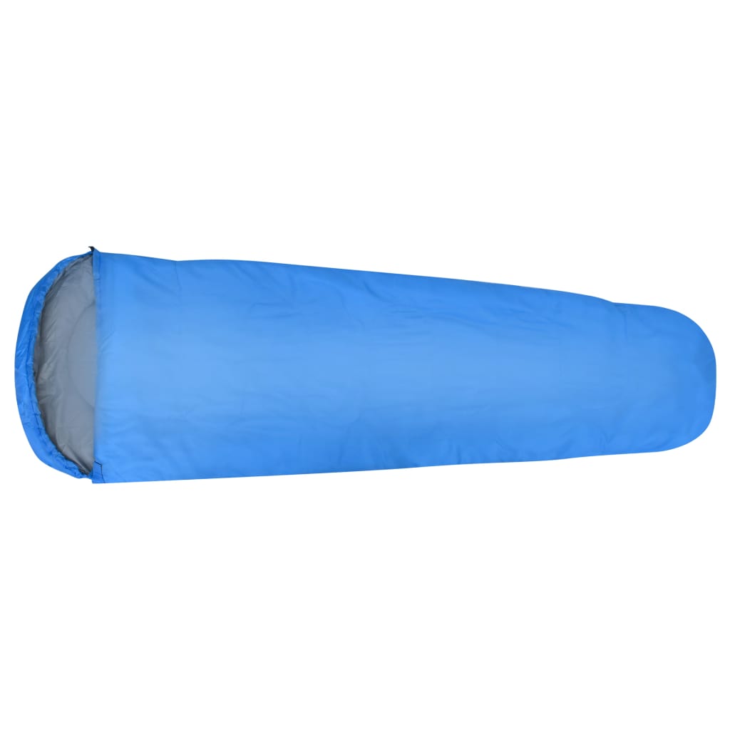 vidaXL Sacos-cama leves 2 pcs 15 ℃ 850 g azul