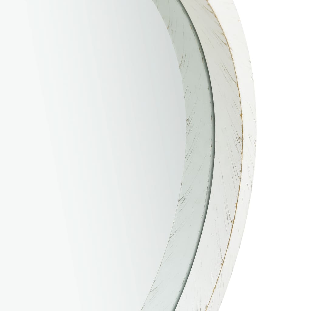 vidaXL Espelho de parede com alça 50 cm branco