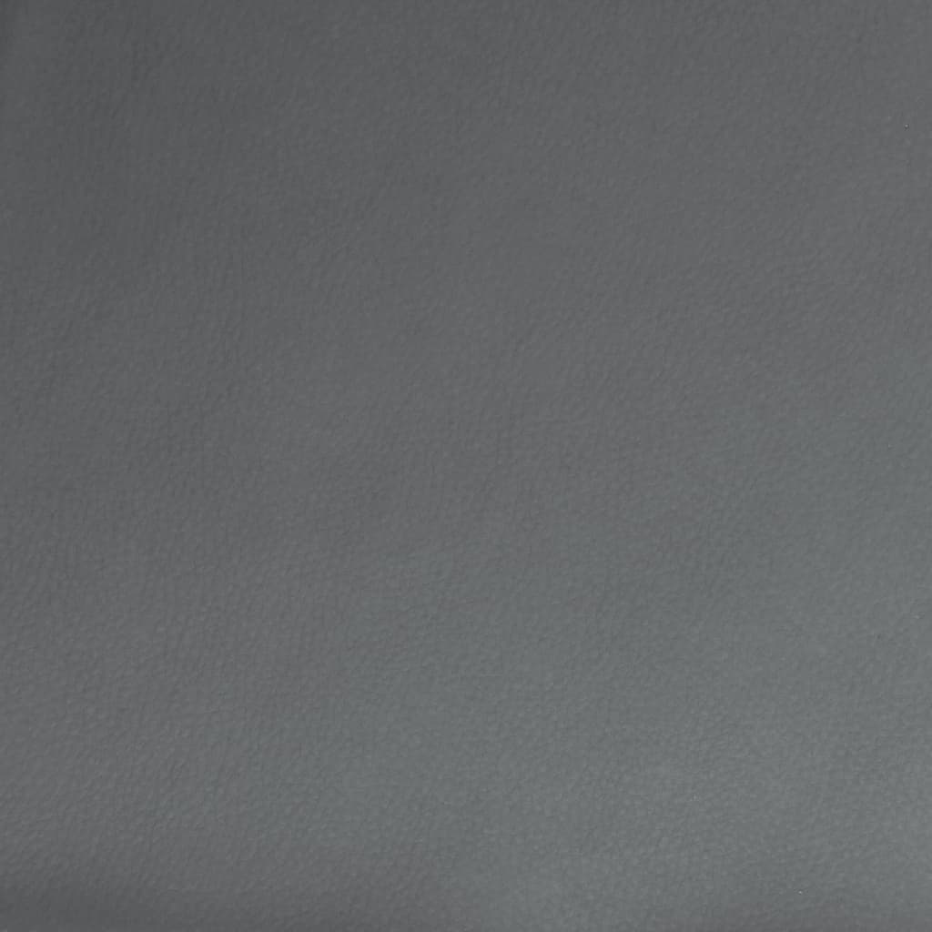 vidaXL Banco 107x80x81 cm couro artificial cinzento