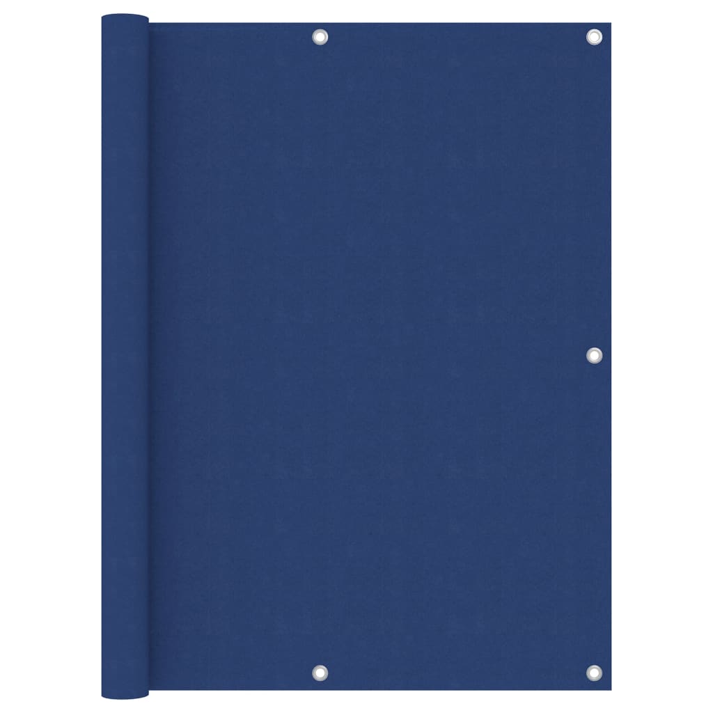 vidaXL Tela de varanda 120x400 cm tecido Oxford azul