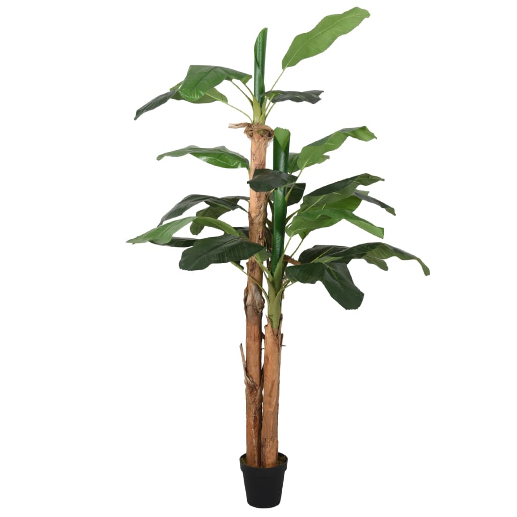 vidaXL Bananeira artificial 9 folhas 120 cm verde
