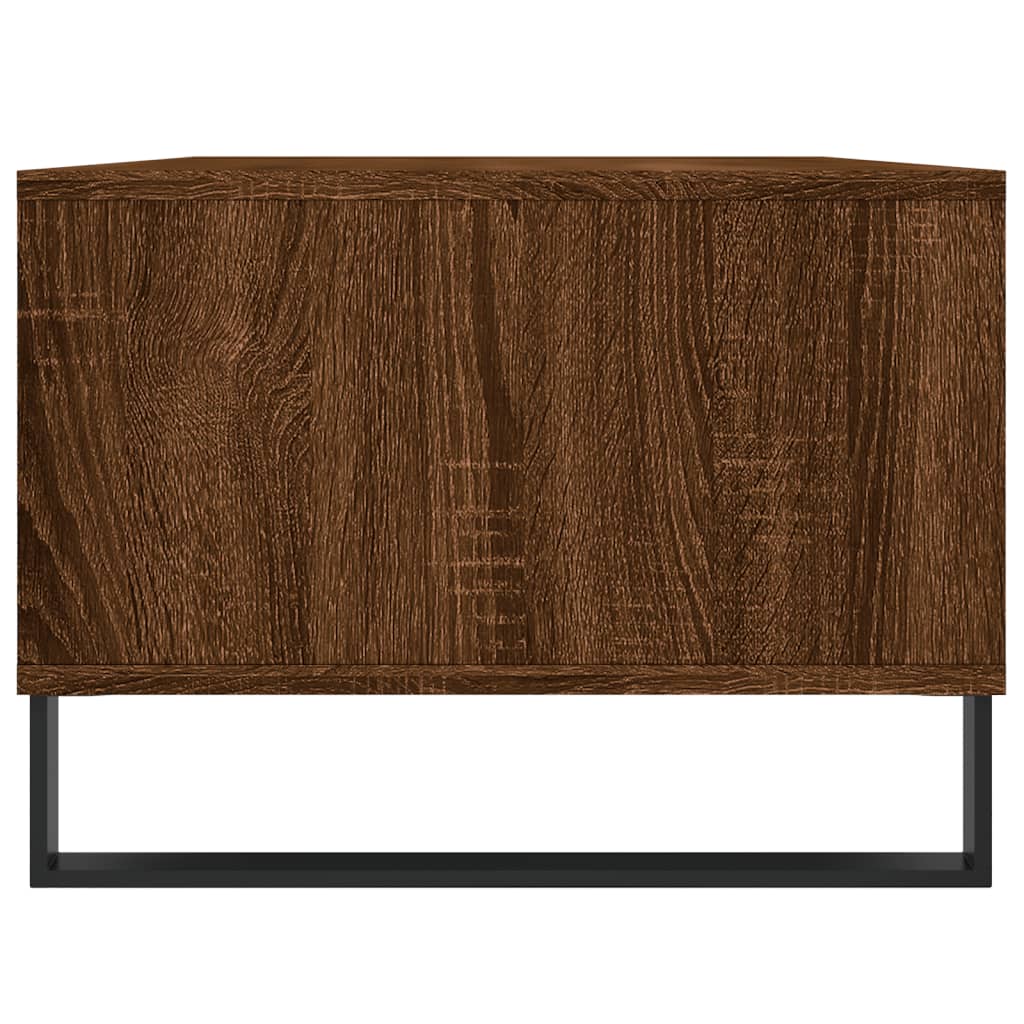 vidaXL Mesa de centro 90x50x36,5cm derivados madeira carvalho castanho