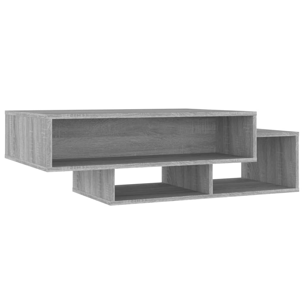 vidaXL Mesa de centro 105x55x32cm derivados de madeira cinzento sonoma
