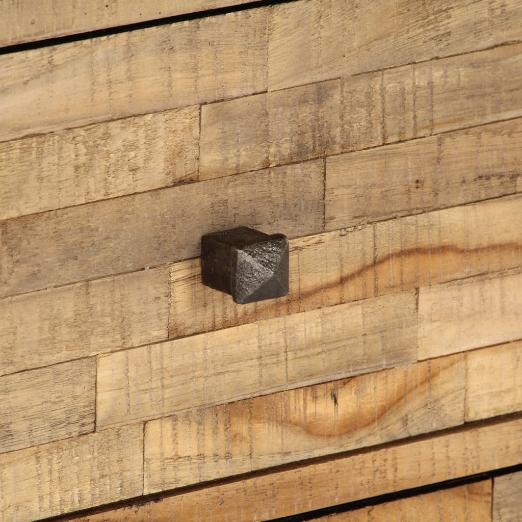 vidaXL Aparador em madeira de teca recuperada 60x30x75 cm
