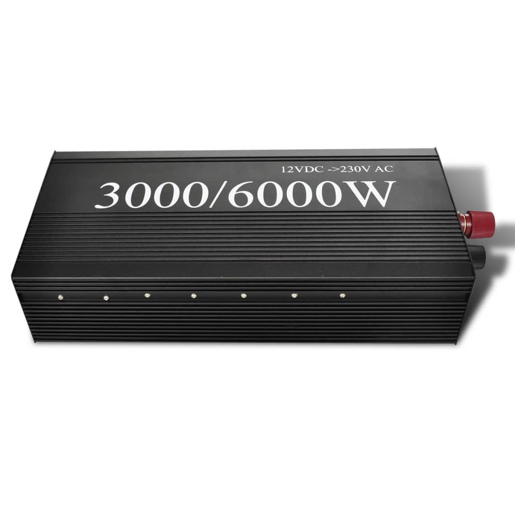 Conversor 3000 6000 Watts, preto