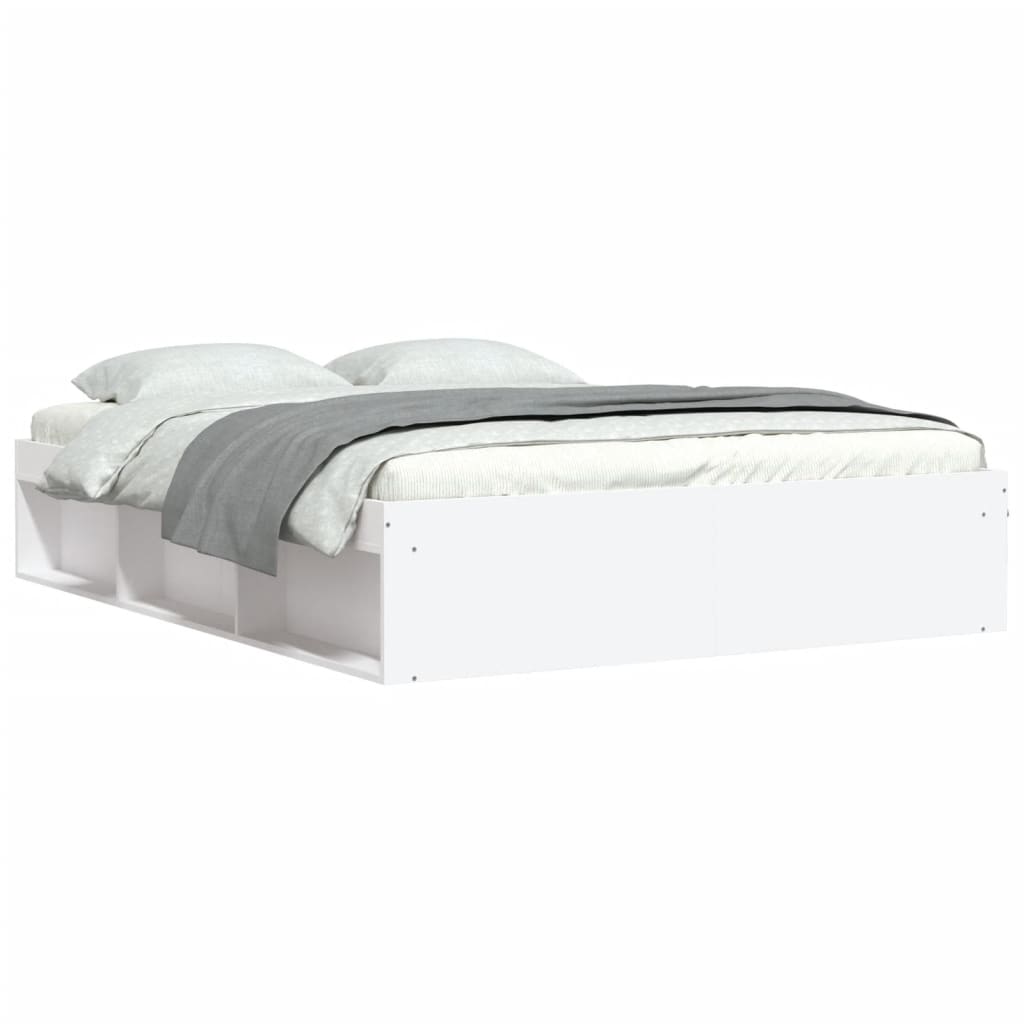 vidaXL Estrutura de cama 140x200 cm branco