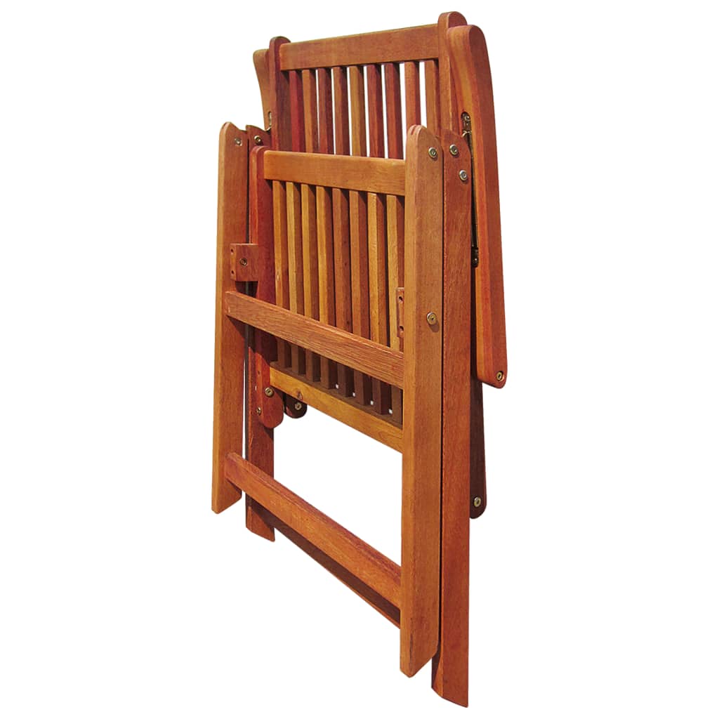 vidaXL Cadeiras de jardim dobráveis 6 pcs madeira de acácia maciça