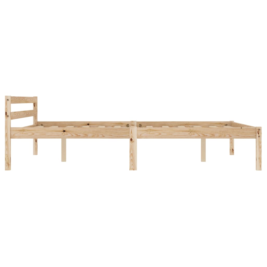 vidaXL Estrutura de cama 120x200 cm madeira pinho maciço