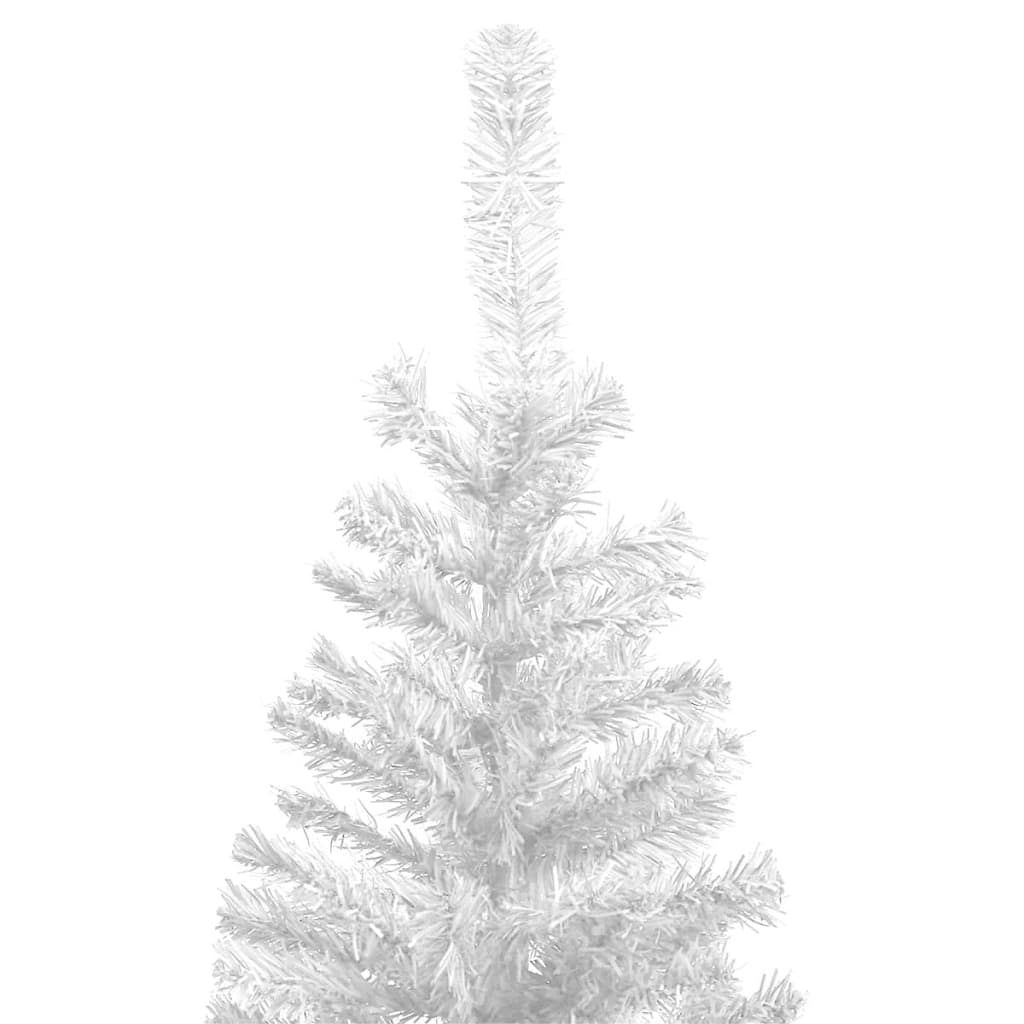 vidaXL Árvore Natal artificial pré-iluminada 240 cm branco