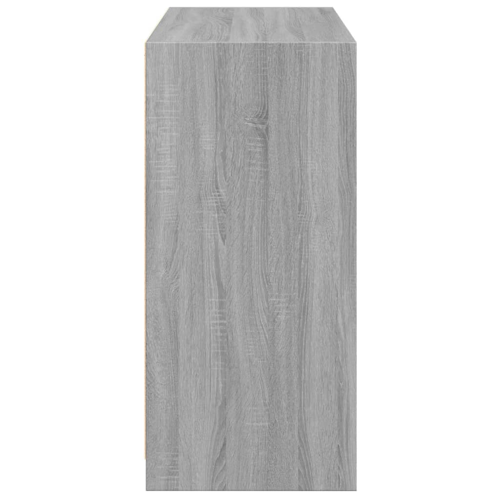 vidaXL Roupeiro 77x48x102 cm derivados de madeira cinzento sonoma
