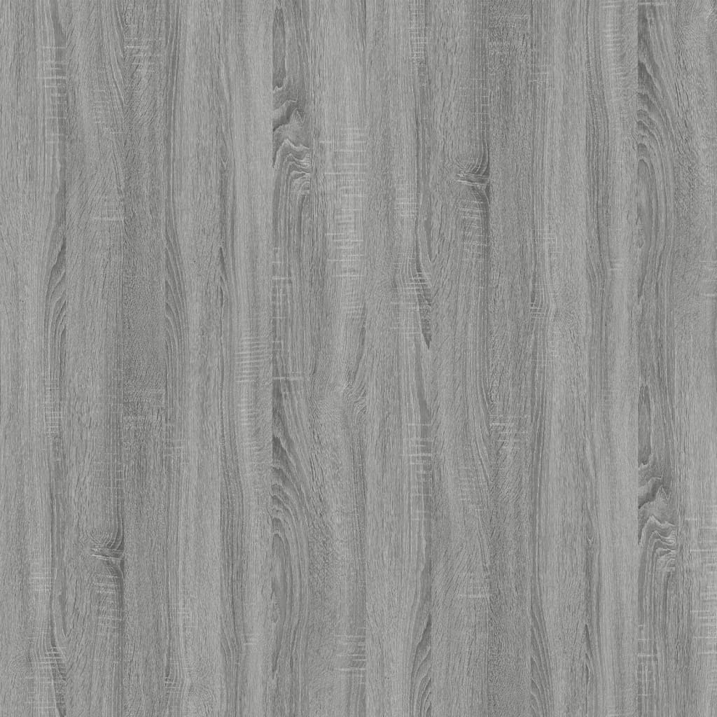 vidaXL Mesa de apoio 55x38x45 cm derivados de madeira cinzento sonoma