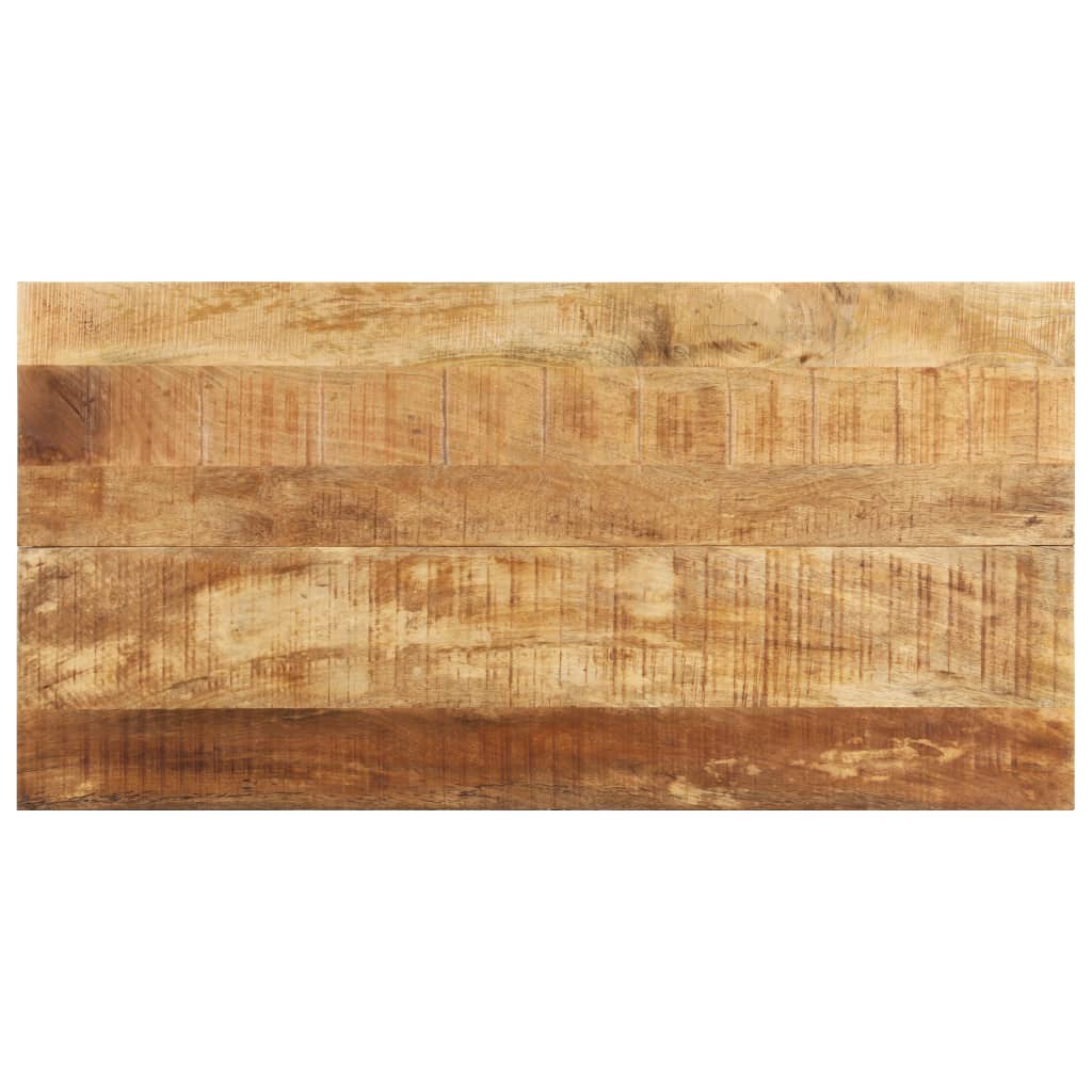 vidaXL Mesa de jantar 140x70x76 cm madeira de mangueira áspera