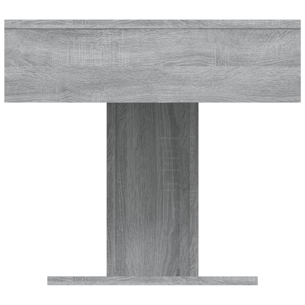 vidaXL Mesa de centro 96x50x45 cm derivados de madeira cinzento sonoma
