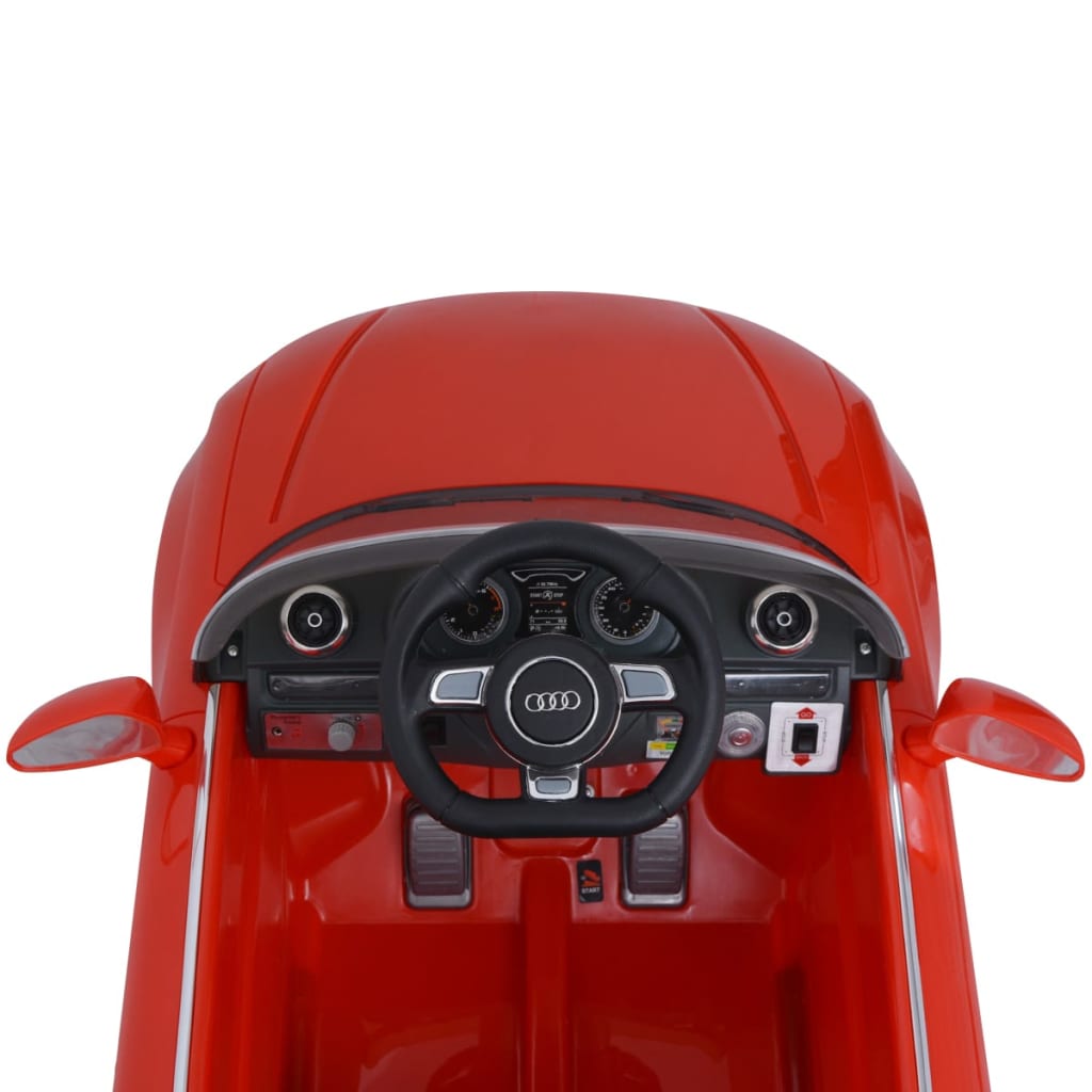 vidaXL Carro Ride-on Audi A3 elétrico + controlo remoto, vermelho