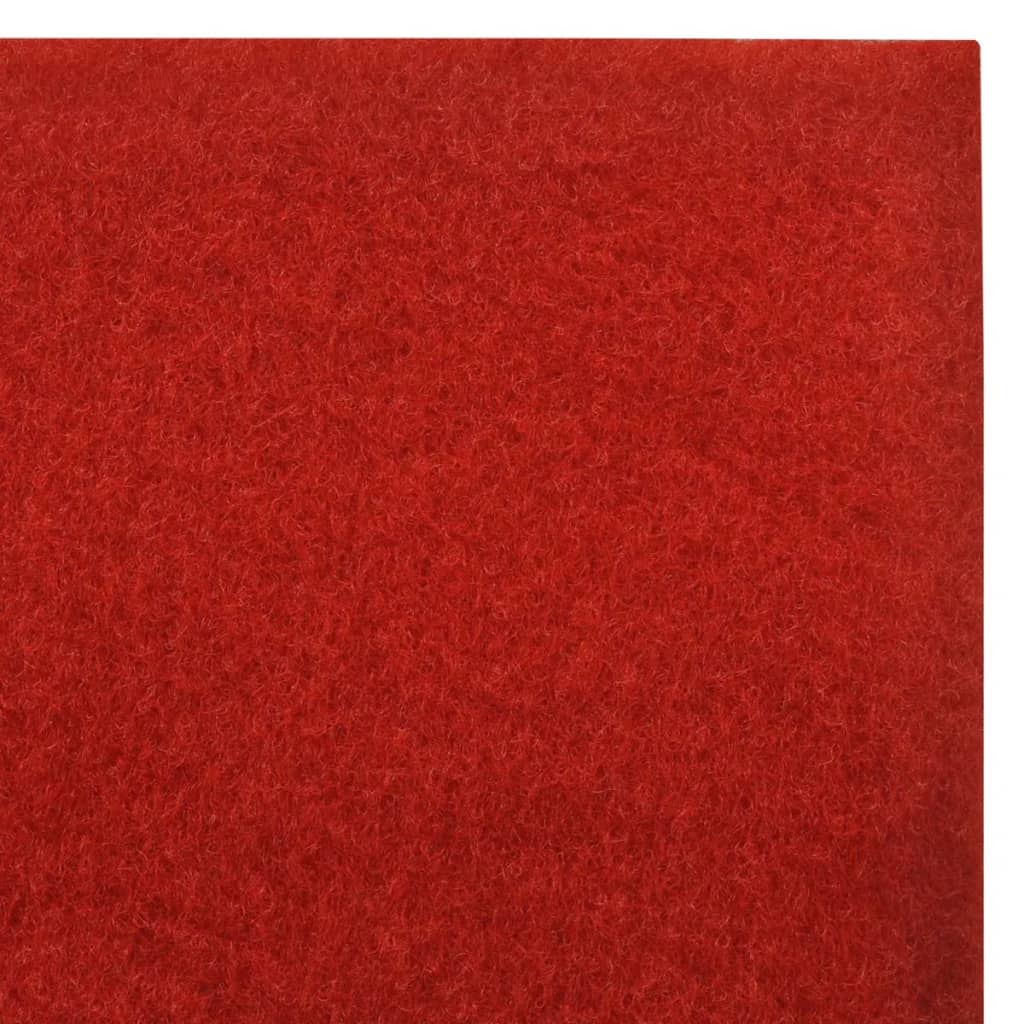 vidaXL Tapete vermelho 1 x 10 m, pesado 400 g/m2