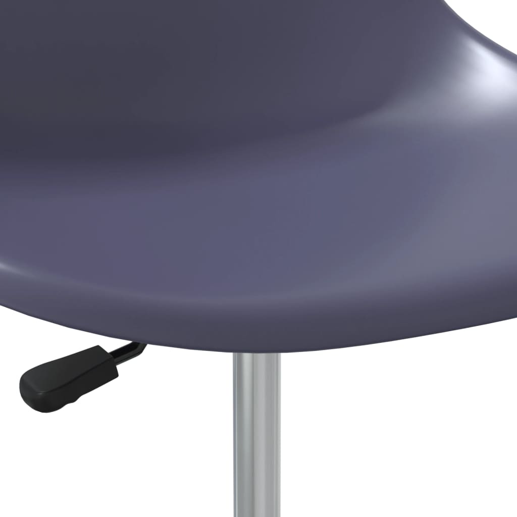 vidaXL Cadeiras de jantar giratórias 6 pcs PP lilás
