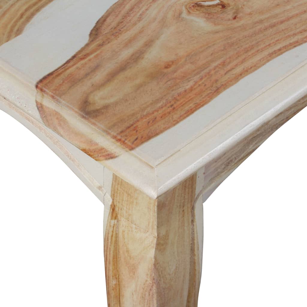 vidaXL Mesa de centro madeira de sheesham maciça 110x60x35 cm