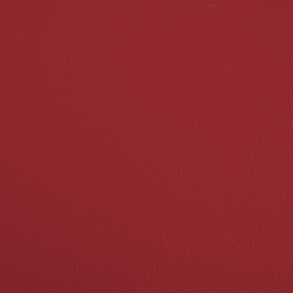 vidaXL Banco de arrumação dobrável PVC vermelho tinto