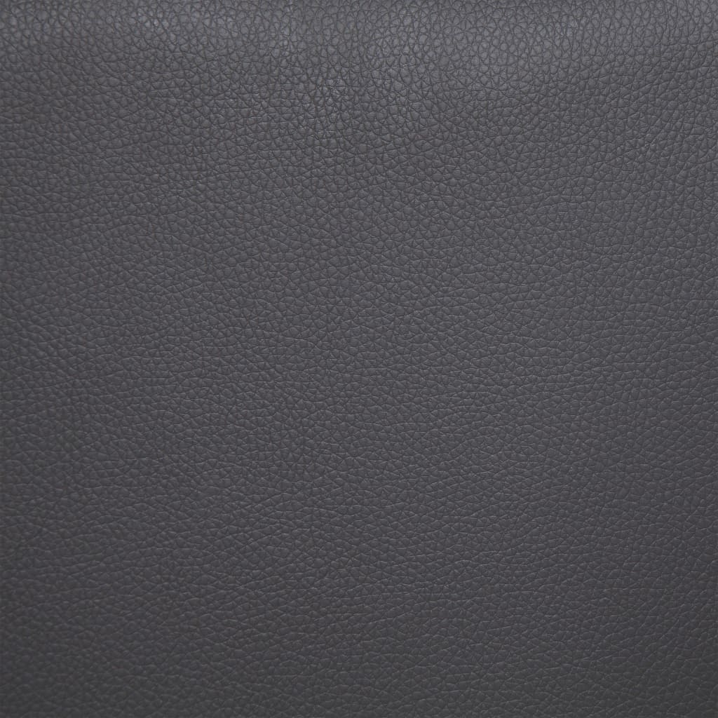 vidaXL Banco 139,5 cm couro artificial cinzento