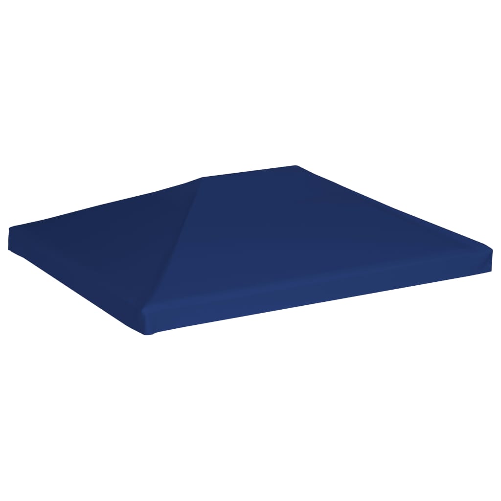 vidaXL Cobertura gazebo c/ 2 camadas 310 g/m² 4x3 m azul