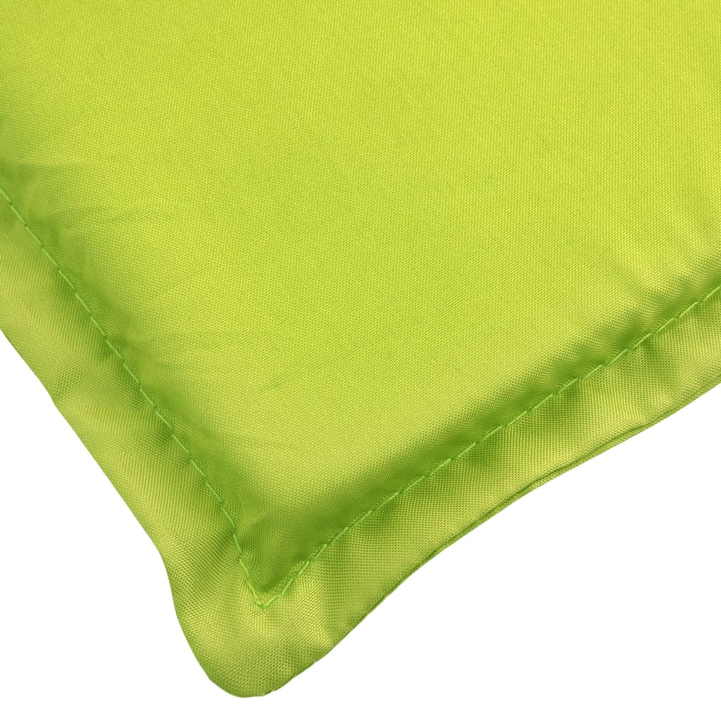 vidaXL Almofadão p/ espreguiçadeira tecido oxford verde brilhante