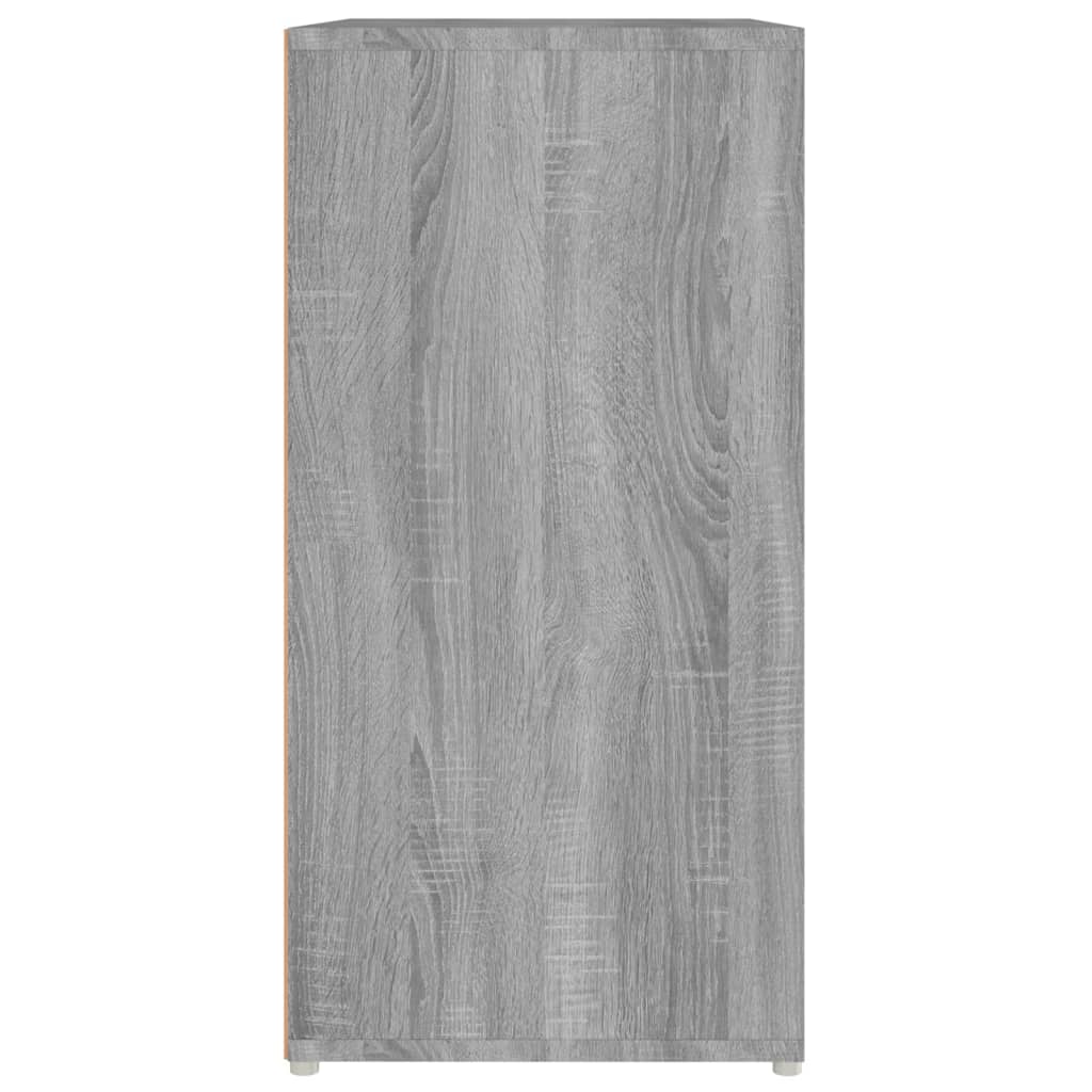 vidaXL Sapateira 60x35x70 cm derivados de madeira sonoma cinza