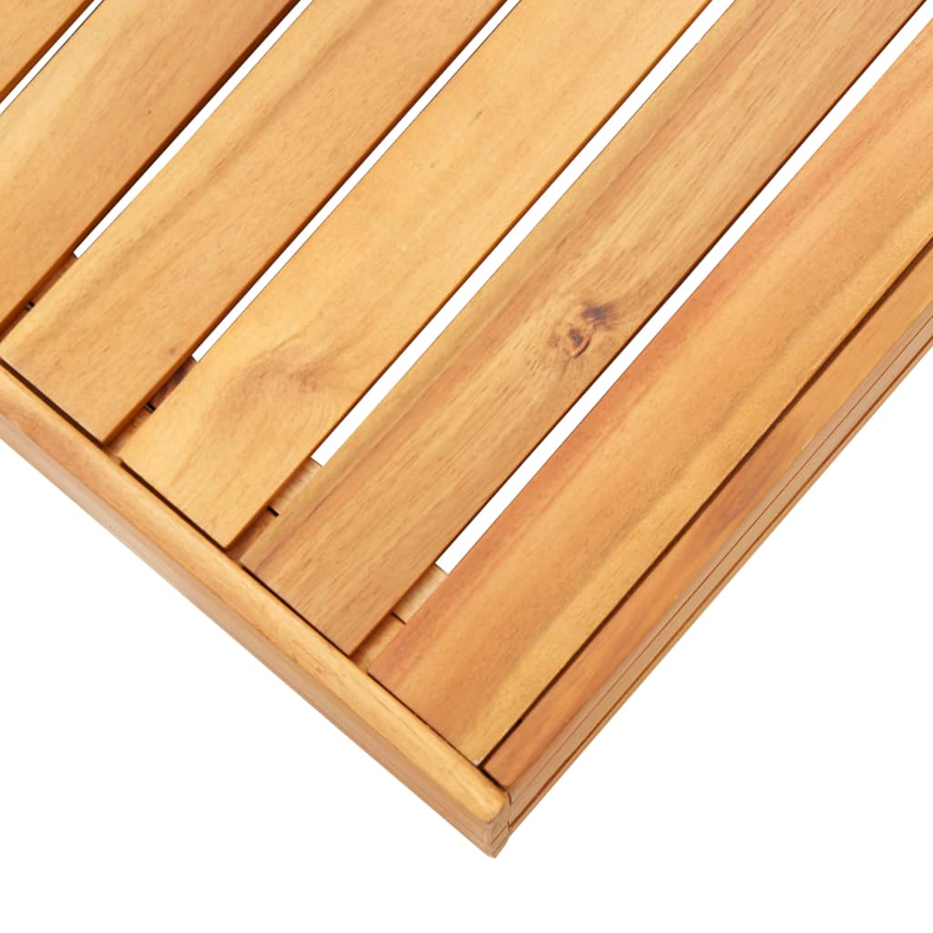 vidaXL Mesa seccional 1 pc madeira de acácia maciça