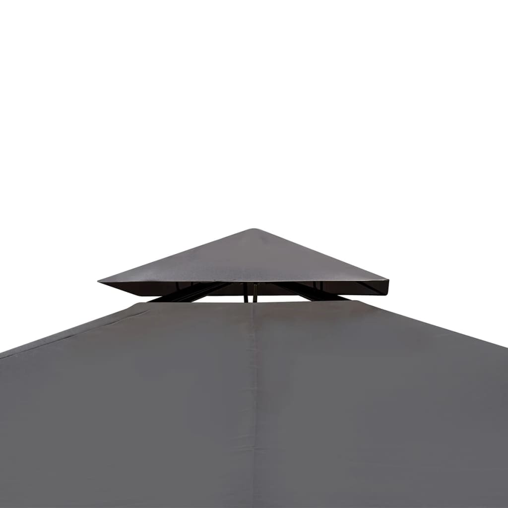 vidaXL Gazebo com telhado 3 x 4 m cinzento escuro