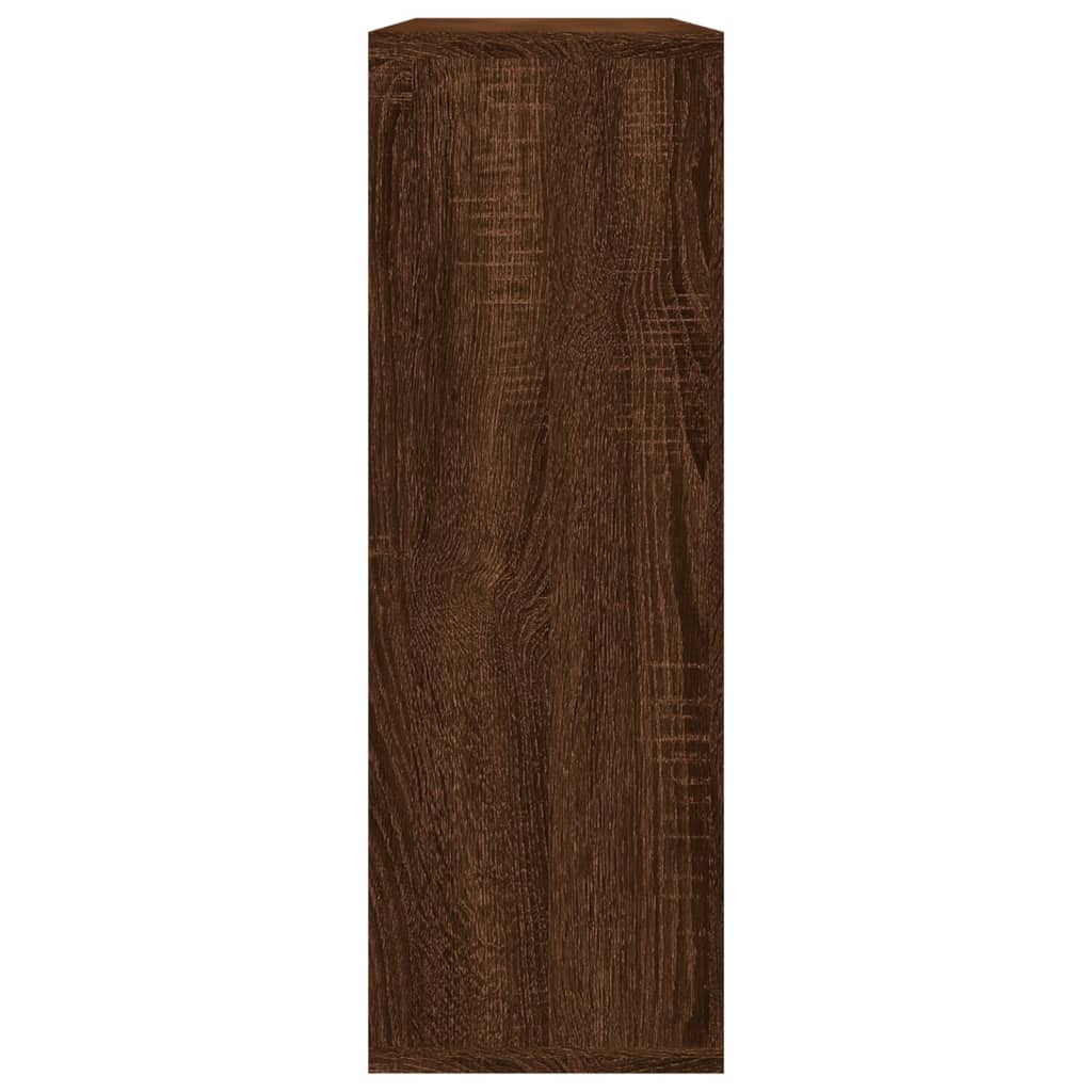 vidaXL Prateleira de parede 104x20x58,5 cm derivados madeira castanho