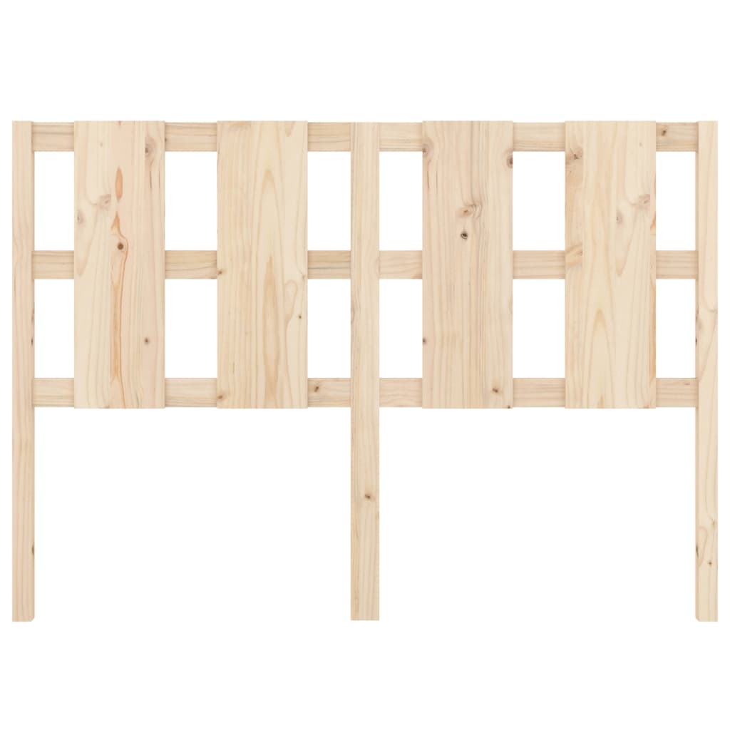 vidaXL Cabeceira de cama 145,5x4x100 cm madeira de pinho maciça