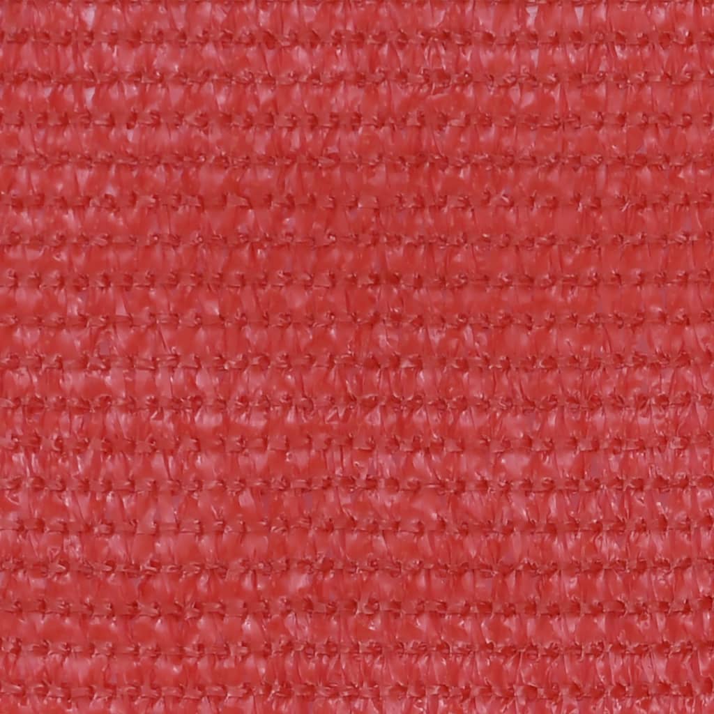 vidaXL Tela de varanda 75x600 cm PEAD vermelho